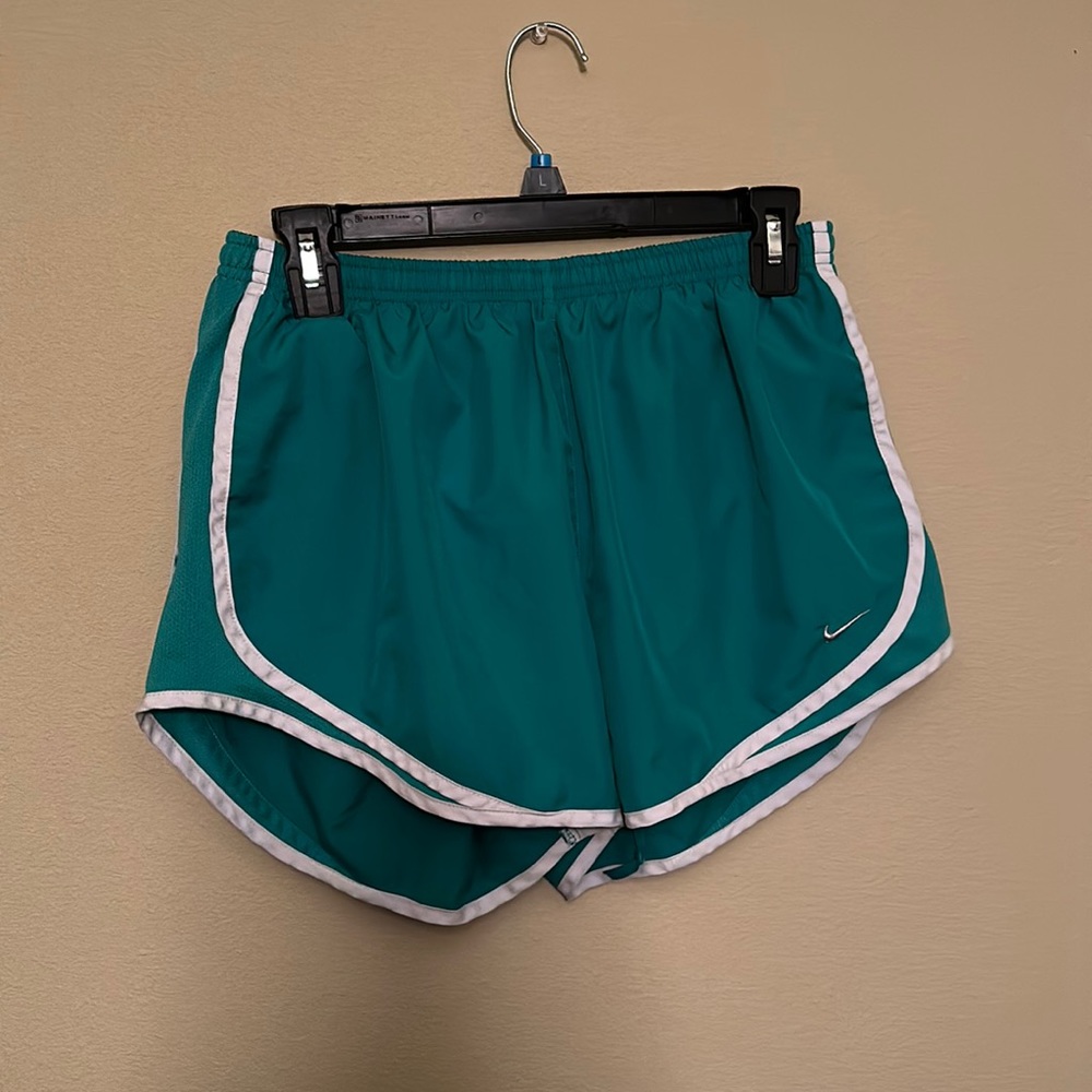 Torquise Nike Track Shorts